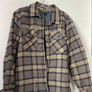 Patagonia lined flannel jacket